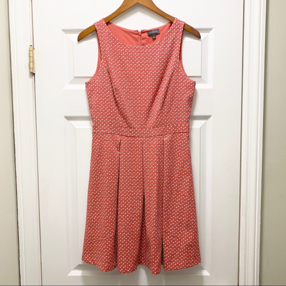 The Limited Pleated Peach Dress